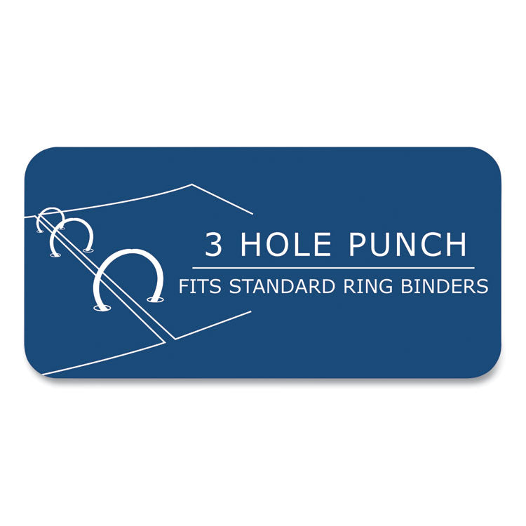 Notebook Filler Paper, 3-Hole, 8.5 X 11, College Rule, 100/pack