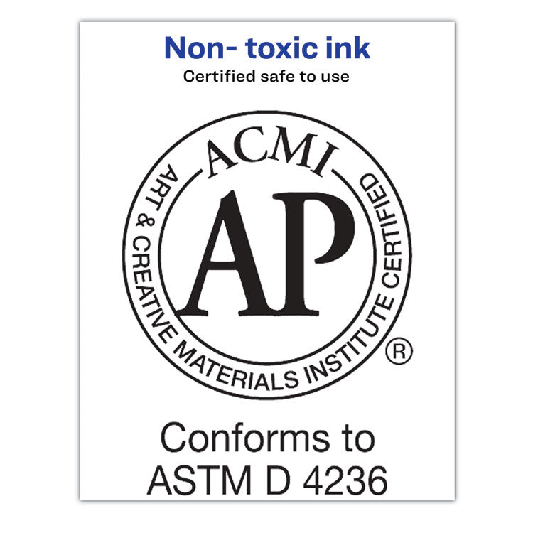 Large Desk Style Permanent Marker, Broad Chisel Tip, Black, Dozen