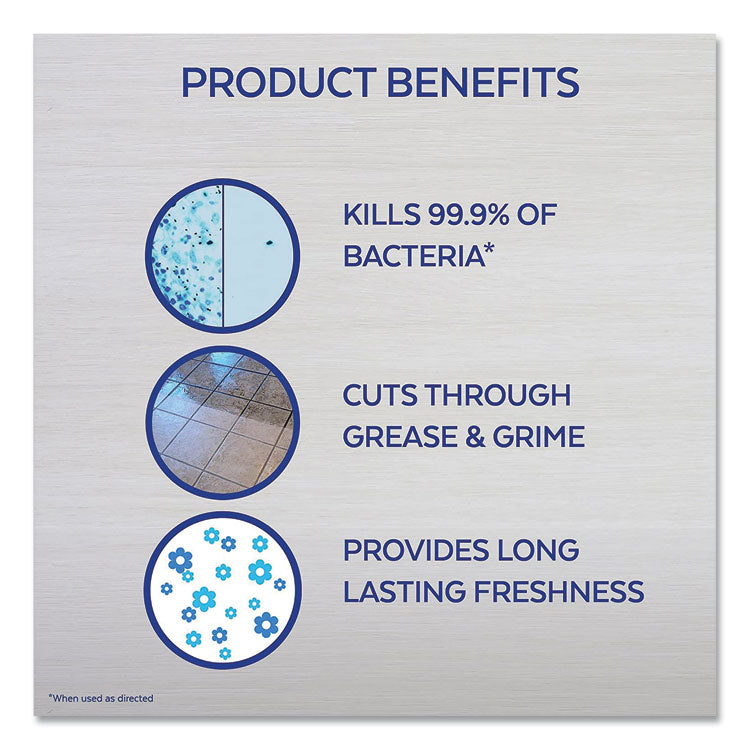 Clean and Fresh Multi-Surface Disinfectant Cleaner, Sparkling Lemon and Sunflower Essence, 144 oz Bottle