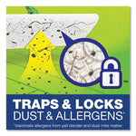 Sweeper Mop, 10 X 4.8 White Cloth Head, 46" Green/silver Aluminum/plastic Handle, 3/carton