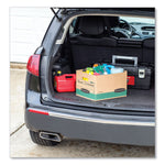 Stor/file Medium-Duty 100% Recycled Storage Boxes, Letter/legal Files, 12.5" X 16.25" X 10.25", Kraft/green, 12/carton