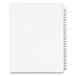 Preprinted Legal Exhibit Side Tab Index Dividers, Avery Style, 25-Tab, 126 To 150, 11 X 8.5, White, 1 Set, (1335)