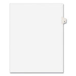 Preprinted Legal Exhibit Side Tab Index Dividers, Avery Style, 26-Tab, F, 11 X 8.5, White, 25/pack, (1406)