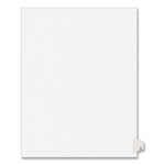 Preprinted Legal Exhibit Side Tab Index Dividers, Avery Style, 26-Tab, Z, 11 X 8.5, White, 25/pack, (1426)