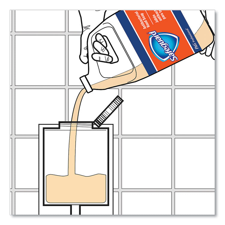 Antibacterial Liquid Hand Soap, Light Scent, 1 gal, 2/Carton