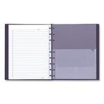 MiracleBind Notebook, 1-Subject, Medium/College Rule, Purple Cover, (75) 9.25 x 7.25 Sheets