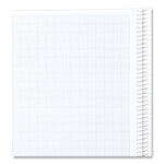 Engineering and Science Notebook, Quadrille Rule (10 sq/in), White Cover, (60) 11 x 8.5 Sheets
