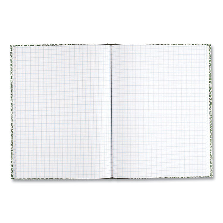 Lab Notebook, Quadrille Rule (5 sq/in), Green Marble Cover, (96) 10.13 x 7.88 Sheets