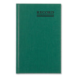 Emerald Series Account Book, Green Cover, 9.63 X 6.25 Sheets, 200 Sheets/book