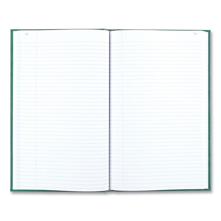 Emerald Series Account Book, Green Cover, 12.25 X 7.25 Sheets, 500 Sheets/book