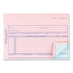 Credit Memo Book, Three-Part Carbonless, 5.5 x 7.88, 50 Forms Total