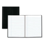 Executive Notebook, 1-Subject, Medium/College Rule, Black Cover, (150) 9.25 x 7.25 Sheets