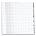 Lab Notebook, Wide/Legal Rule, Green Marble Cover, (96) 10.13 x 7.88 Sheets