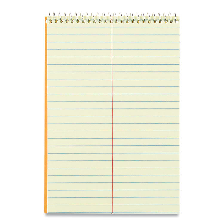 Standard Spiral Steno Pad, Gregg Rule, Brown Cover, 60 Eye-Ease Green 6 X 9 Sheets