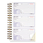Gold Standard Money Receipt Book, Two-Part Carbonless, 5 x 2.75, 3 Forms/Sheet, 225 Forms Total
