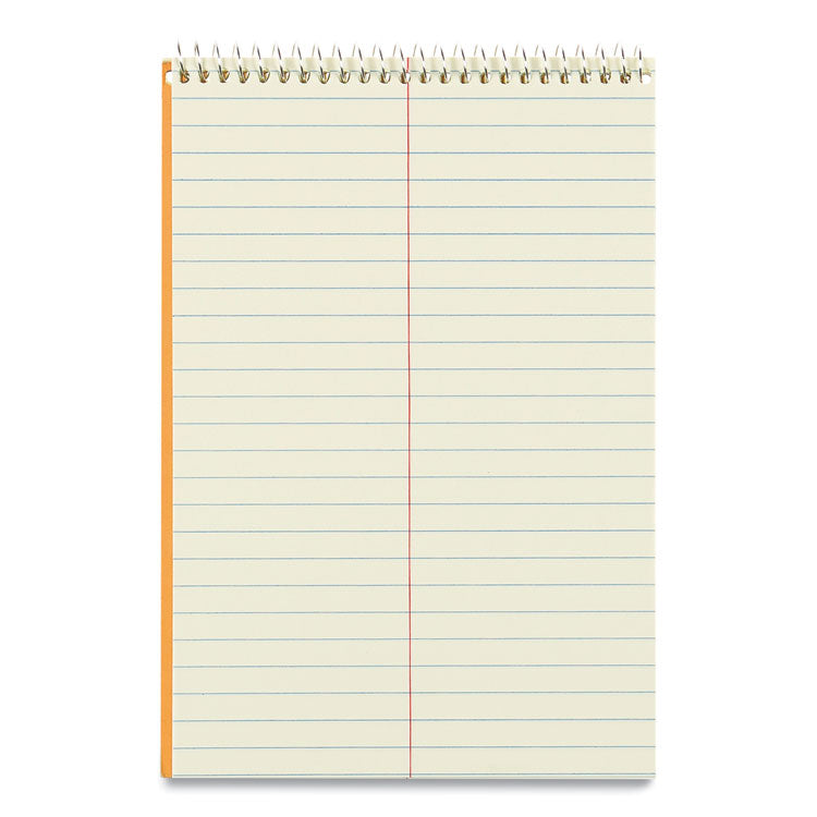 Standard Spiral Steno Pad, Gregg Rule, Brown Cover, 80 Eye-Ease Green 6 X 9 Sheets