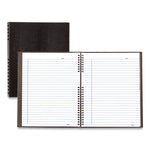 NotePro Notebook, 1-Subject, Medium/College Rule, Black Cover, (75) 11 x 8.5 Sheets