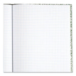 Lab Notebook, Quadrille Rule (5 sq/in), Green Marble Cover, (96) 10.13 x 7.88 Sheets