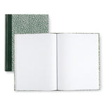 Lab Notebook, Wide/Legal Rule, Green Marble Cover, (96) 10.13 x 7.88 Sheets