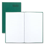 Emerald Series Account Book, Green Cover, 12.25 X 7.25 Sheets, 150 Sheets/book
