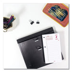 Daily Calendar Pad Refill, 6 x 3.5, White/Burgundy/Gray Sheets, 12-Month (Jan to Dec): 2025