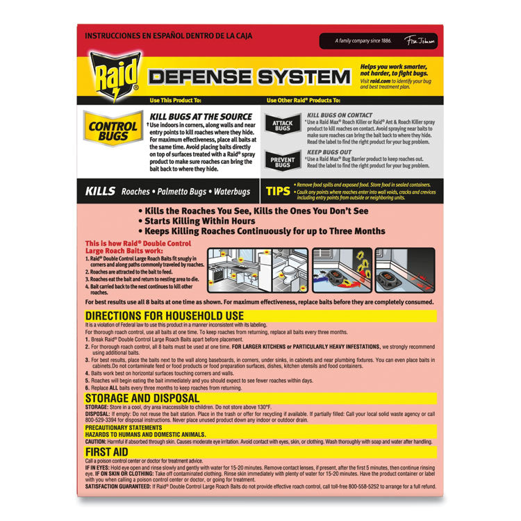 Roach Baits, 0.7 oz Box, 6/Carton