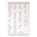 Spell-Write Wirebound Steno Pad, Gregg Rule, Randomly Assorted Cover Colors, 80 White 6 X 9 Sheets