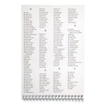 Spell-Write Wirebound Steno Pad, Gregg Rule, Randomly Assorted Cover Colors, 80 White 6 X 9 Sheets