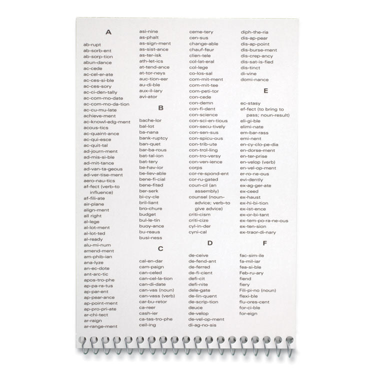 Spell-Write Wirebound Steno Pad, Gregg Rule, Randomly Assorted Cover Colors, 80 White 6 X 9 Sheets