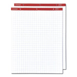 Easel Pads/Flip Charts, Quadrille Rule (1 sq/in), 27 x 34, White, 50 Sheets, 2/Carton
