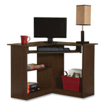 Corner Desk, 35.38" x 35.38" x 28.88", Resort Cherry