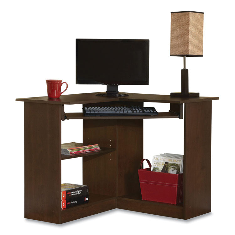 Corner Desk, 35.38" x 35.38" x 28.88", Resort Cherry