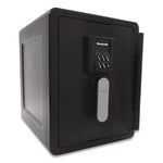 Fire And Waterproof Safe With Digital Lock, 11.8 X 16.7 X 15.6, 0.7 Cu Ft, Black