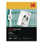 Photo Paper, 7.2 Mil, 8.5 X 11, Matte White, 100/pack