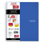 Wirebound Notebook, 1-Subject, Wide/Legal Rule, Randomly Assorted Cover Color, (100) 10.5 x 8 Sheets