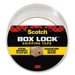 Box Lock Shipping Packaging Tape, 3" Core, 1.88" X 54.6 Yds, Clear