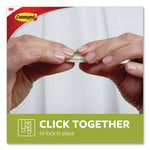 Picture Hanging Strips, Removable, Holds Up to 4 lbs per Pair, Large, 0.63 x 3.63, White, 20 Pairs/Pack