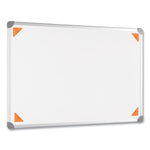 Beacons Smart Stickers for Whiteboards, Reusable Triangles, 2.5" x 2.5", Fluorescent Orange, 4 Pieces