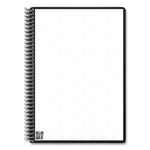 Core Smart Notebook, Dotted Rule (4 sq/in), Black Cover, (18) 8.8 x 6 Sheets