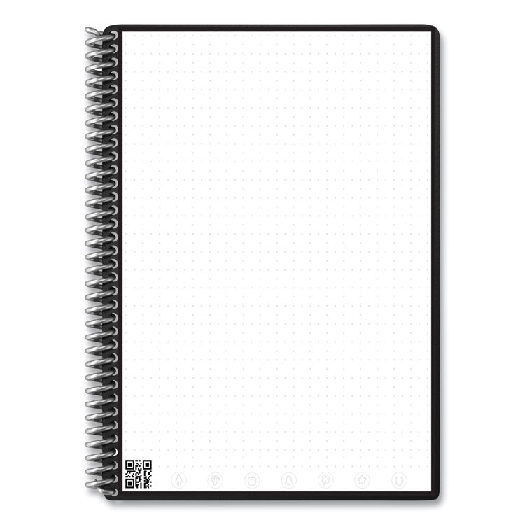 Core Smart Notebook, Dotted Rule (4 sq/in), Black Cover, (18) 8.8 x 6 Sheets