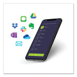 Fusion Smart Notebook, Seven Assorted Page Formats, Teal Cover, (21) 11 x 8.5 Sheets