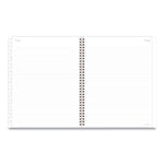 Mina Weekly/Monthly Planner, Floral Artwork, 11 x 8.5, White/Violet/Peach Cover, 12-Month (Jan to Dec): 2025