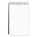 Wirebound Memo Pad With Wall-Hanger Eyelet, Medium/college Rule, Randomly Assorted Cover Colors, 60 White 3 X 5 Sheets