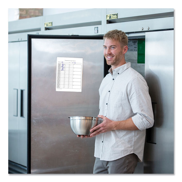 Self-Adhesive Laminating Pouches, 5 Mil, 9" X 11.5", Gloss Clear, 5/pack