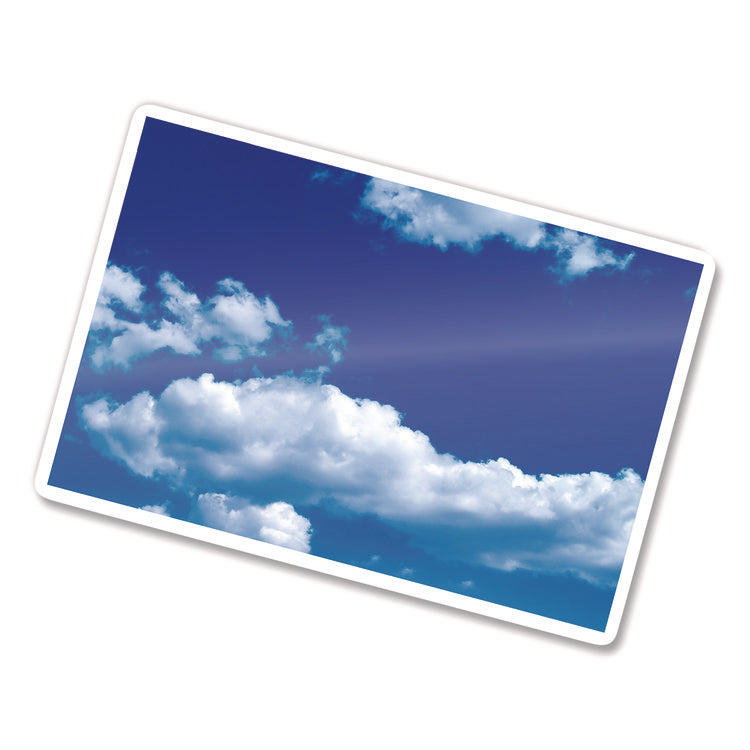 Self-Adhesive Laminating Pouches, 5 Mil, 4.25" X 6.25", Gloss Clear, 5/pack