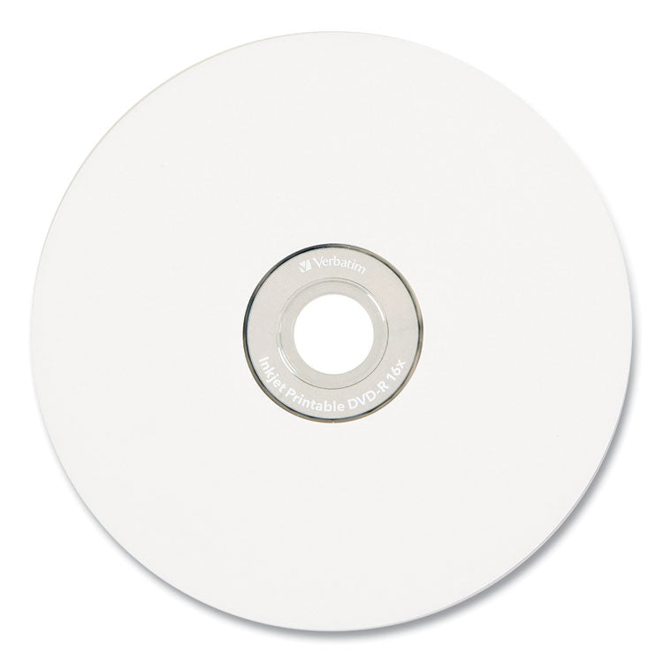 Dvd-R Recordable Disc, 4.7 Gb, 16x, Spindle, White, 50/pack