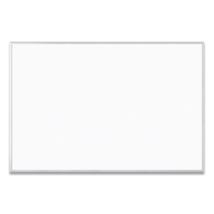 Melamine Dry Erase Board, 72" x 48" (Actual Size: 70" x 47"), White Surface, Satin Aluminum Frame