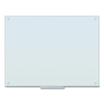Glass Dry Erase Board, 48" x 36" (Actual Size: 47" x 35"), White Surface