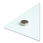 Glass Dry Erase Board, 48" x 36" (Actual Size: 47" x 35"), White Surface