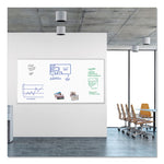 Magnetic Dry Erase Board with Aluminum Frame, (Actual Size: 95" x 47"), White Surface, Satin Aluminum Frame